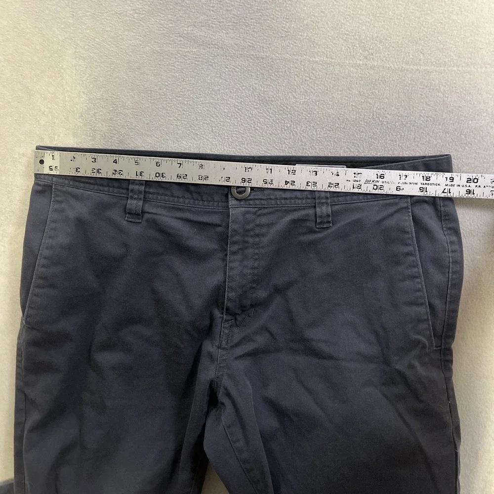Volcom Chino Pants Men's Size 36x 30 (Fits 38x29) Blue Skater Workwear FADED